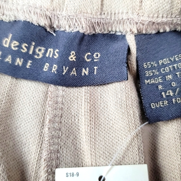 **PLUS SIZE**NWT Lane Bryant  /Design & Co Relaxed Fit Drawstring Pants - Picture 5 of 14